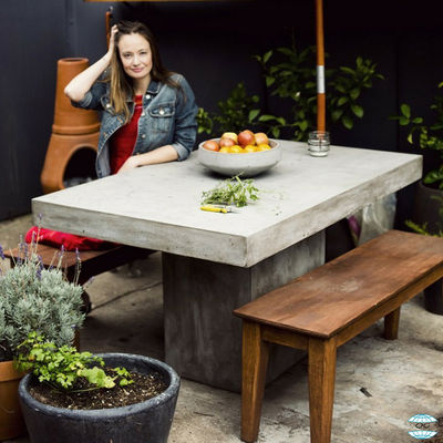 شراء المنزلي الحديقة الممتازة طاولات الخرسانة المجموعات للأثاث الخارجي طاولة الأثاث GRC online manufacture