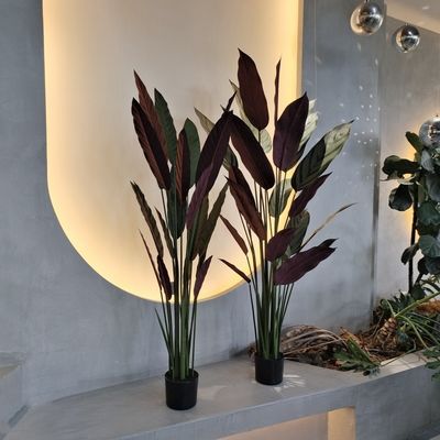 شراء مقاومة للطقس حقيقية المروحة الزائفة شجرة النخيل للديكور الفاخر 110 سم online manufacture