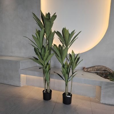 شراء النباتات الاصطناعية البلاستيكية الداخلية / الخارجية مقاومة للماء 120-150 سم online manufacture