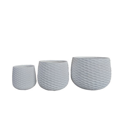 شراء عصرية ألياف الاسمنت وعاء مقاوم للصقيع و تصميم شخصية للنباتات online manufacture