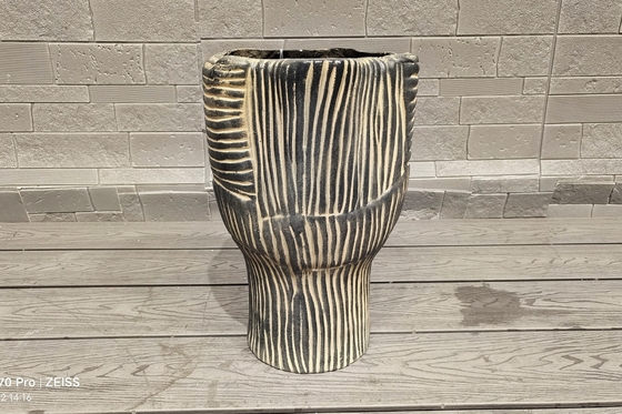 شراء Frost Resistant Fiber Cement Pot Drainage Holes for Easy Planting and Maintenance online manufacture