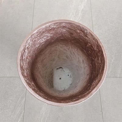 عصرية حاوية أسمنتية من الألياف المستديرة المعاصرة دائمة للحديقة